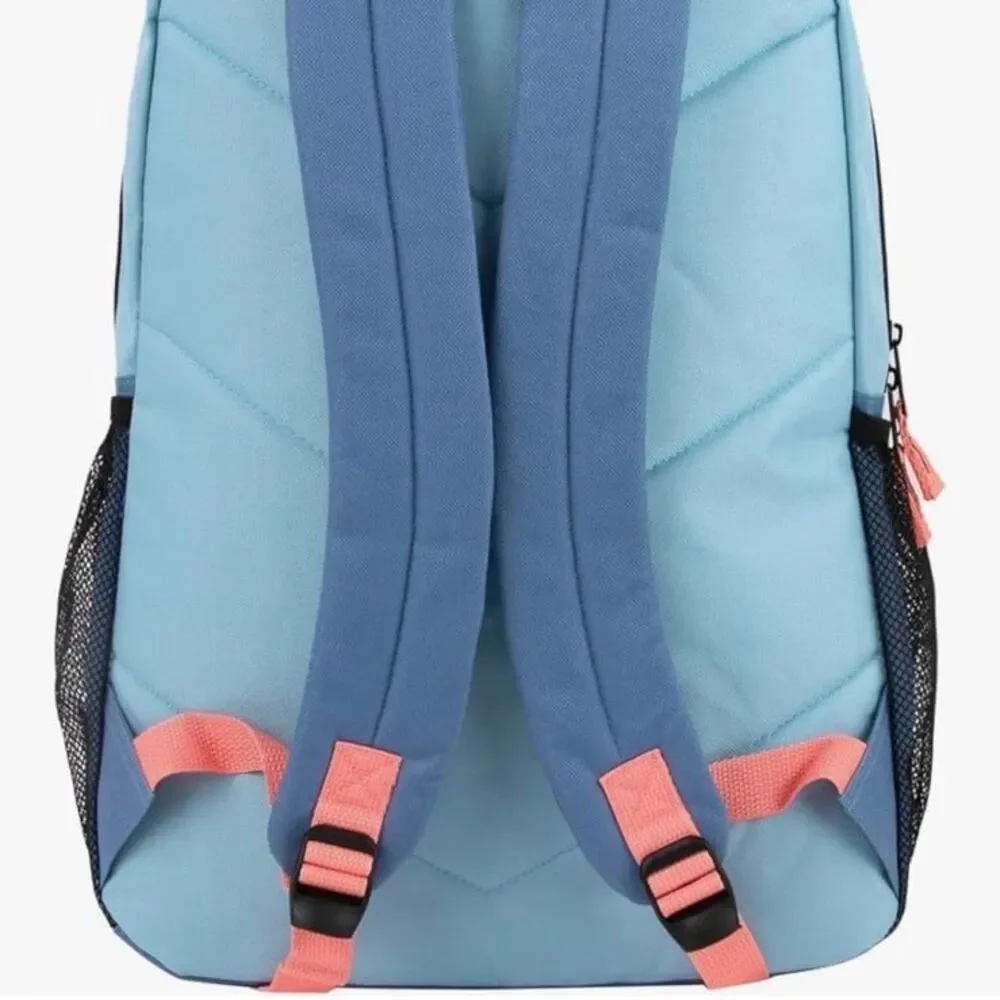 Extra large sturdy laptop/book bag with multiple pockets brand new pink